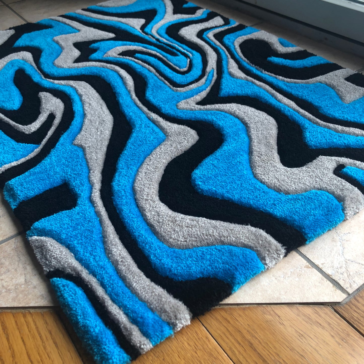 Abstract Tufted Rug (Made to Order)