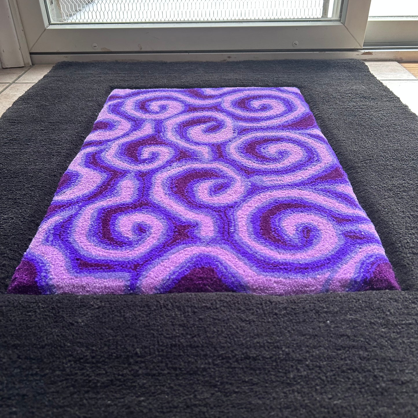 Nether Portal Tufted Rug (Ready to Ship)
