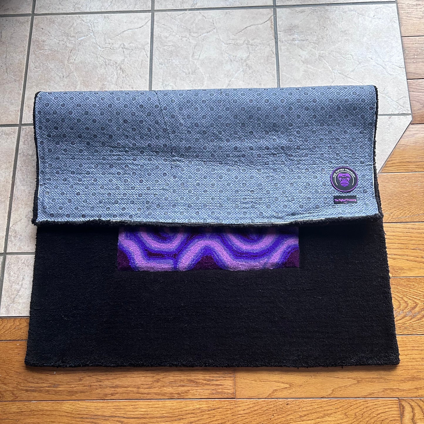 Nether Portal Tufted Rug (Ready to Ship)