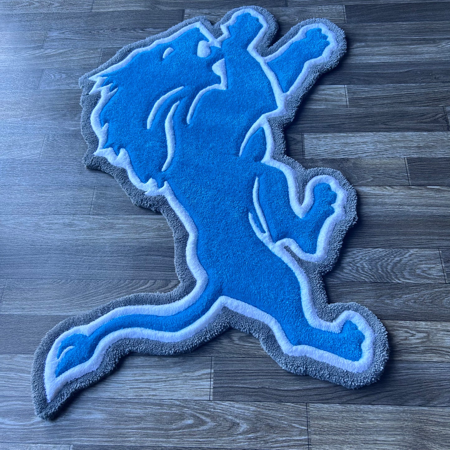 Detroit Lions Tufted Rug (Ready to Ship)
