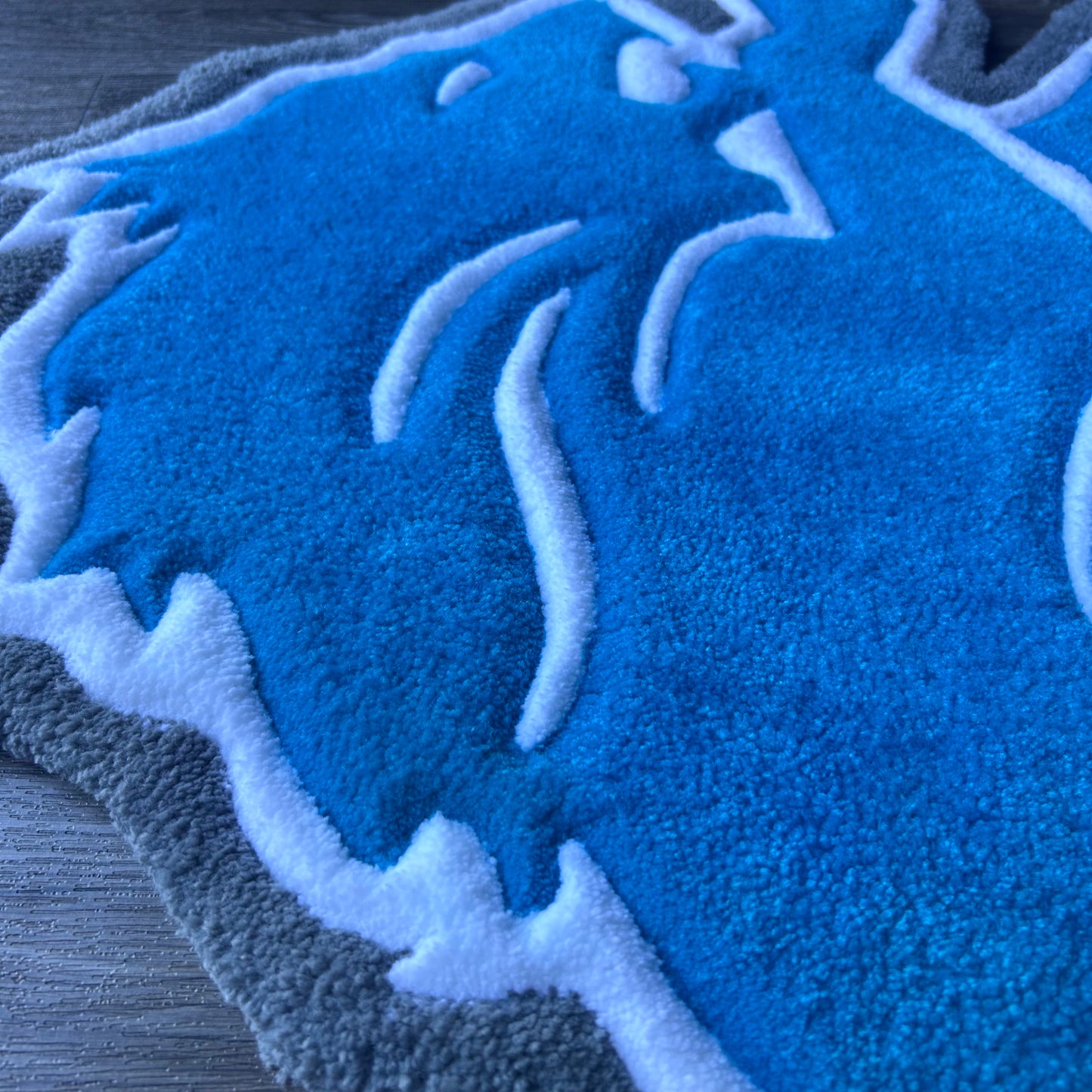 Detroit Lions Tufted Rug (Ready to Ship)