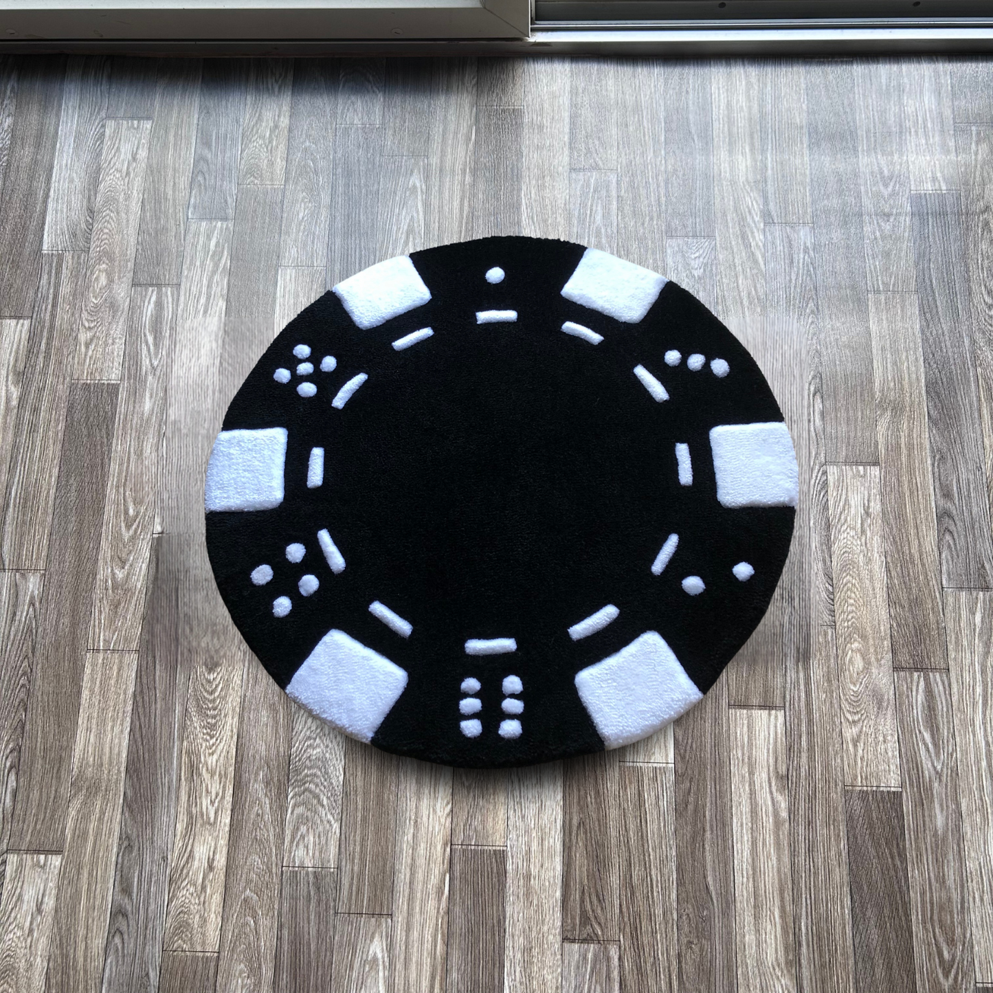 Poker Chip Tufted Rug (Made to Order)