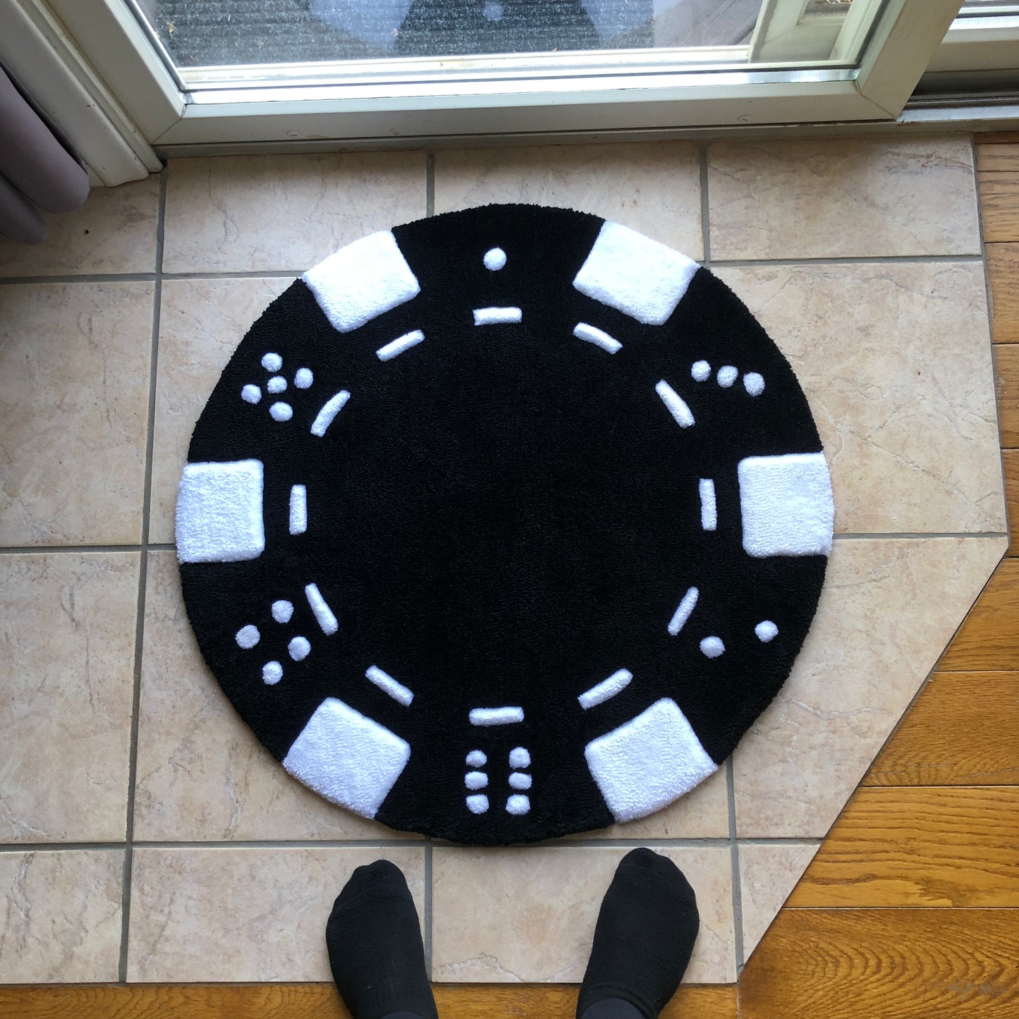 Poker Chip Tufted Rug (Made to Order)