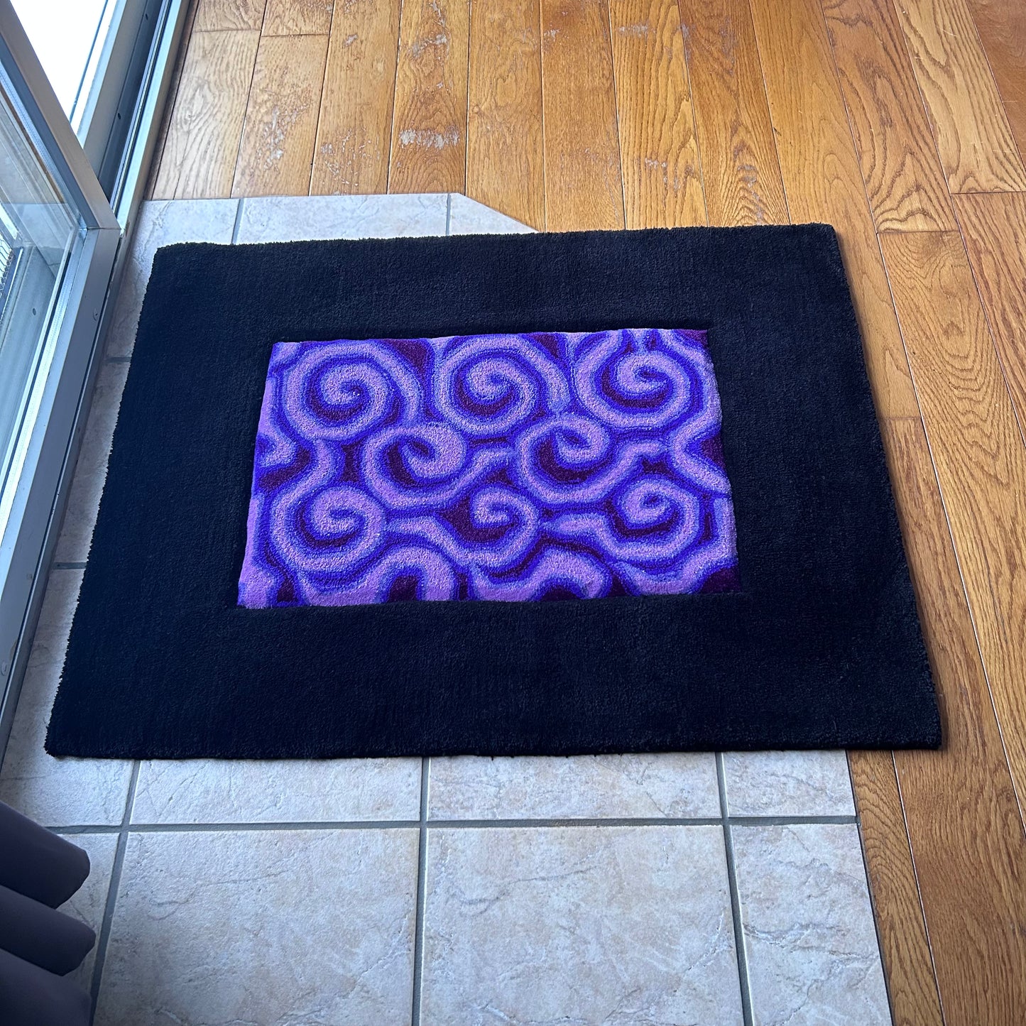 Nether Portal Tufted Rug (Ready to Ship)