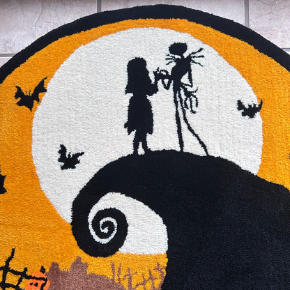 Nightmare Before Christmas Tufted Rug (Ready to Ship)