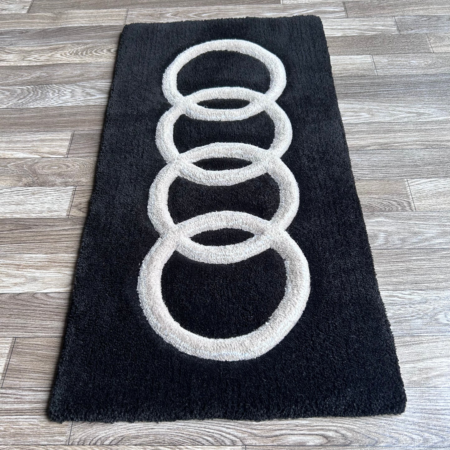 Audi Logo Tufted Rug (Made to Order)