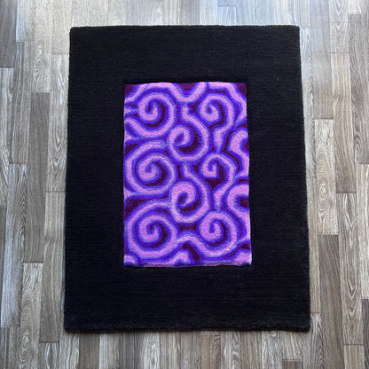 Nether Portal Tufted Rug (Ready to Ship)
