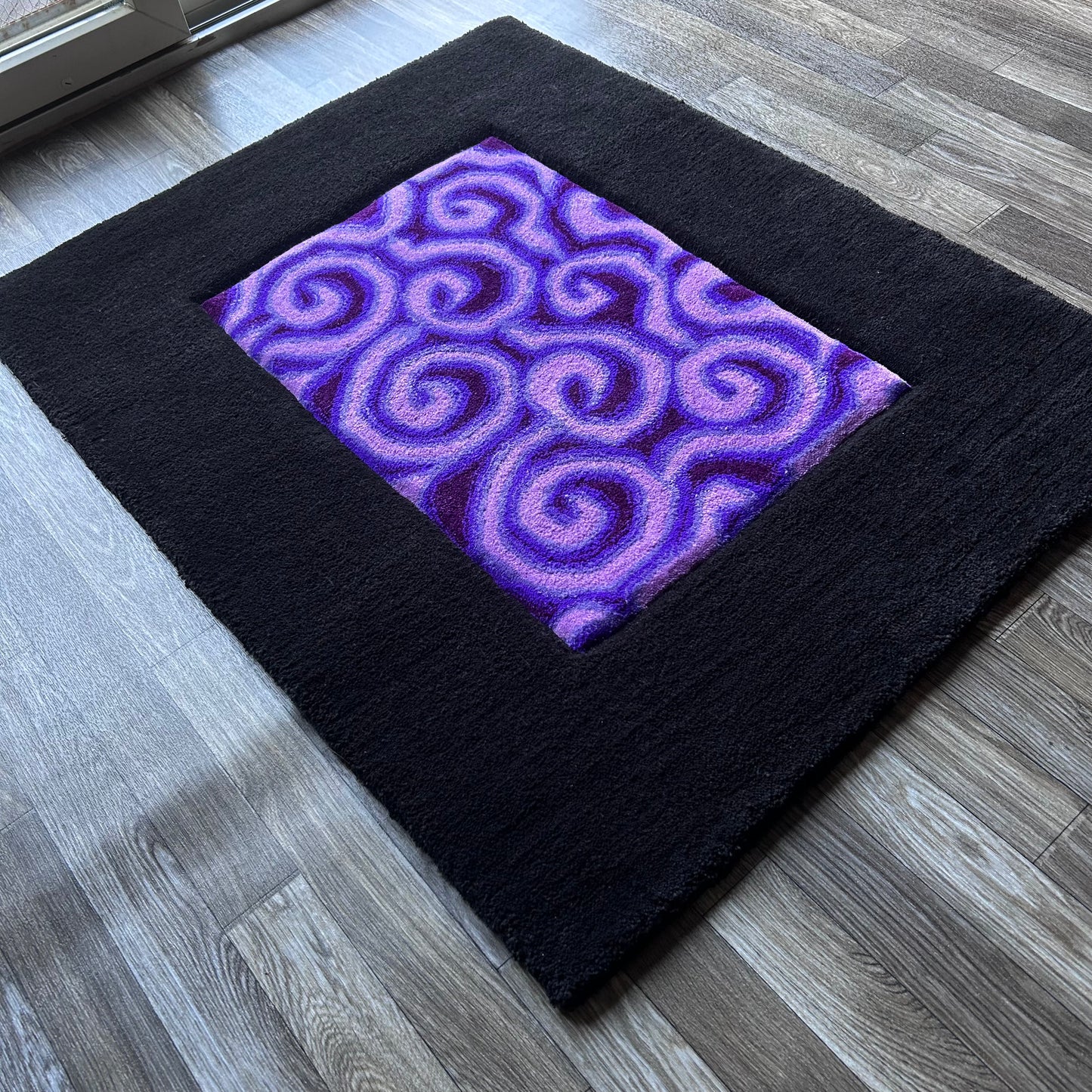 Nether Portal Tufted Rug (Ready to Ship)