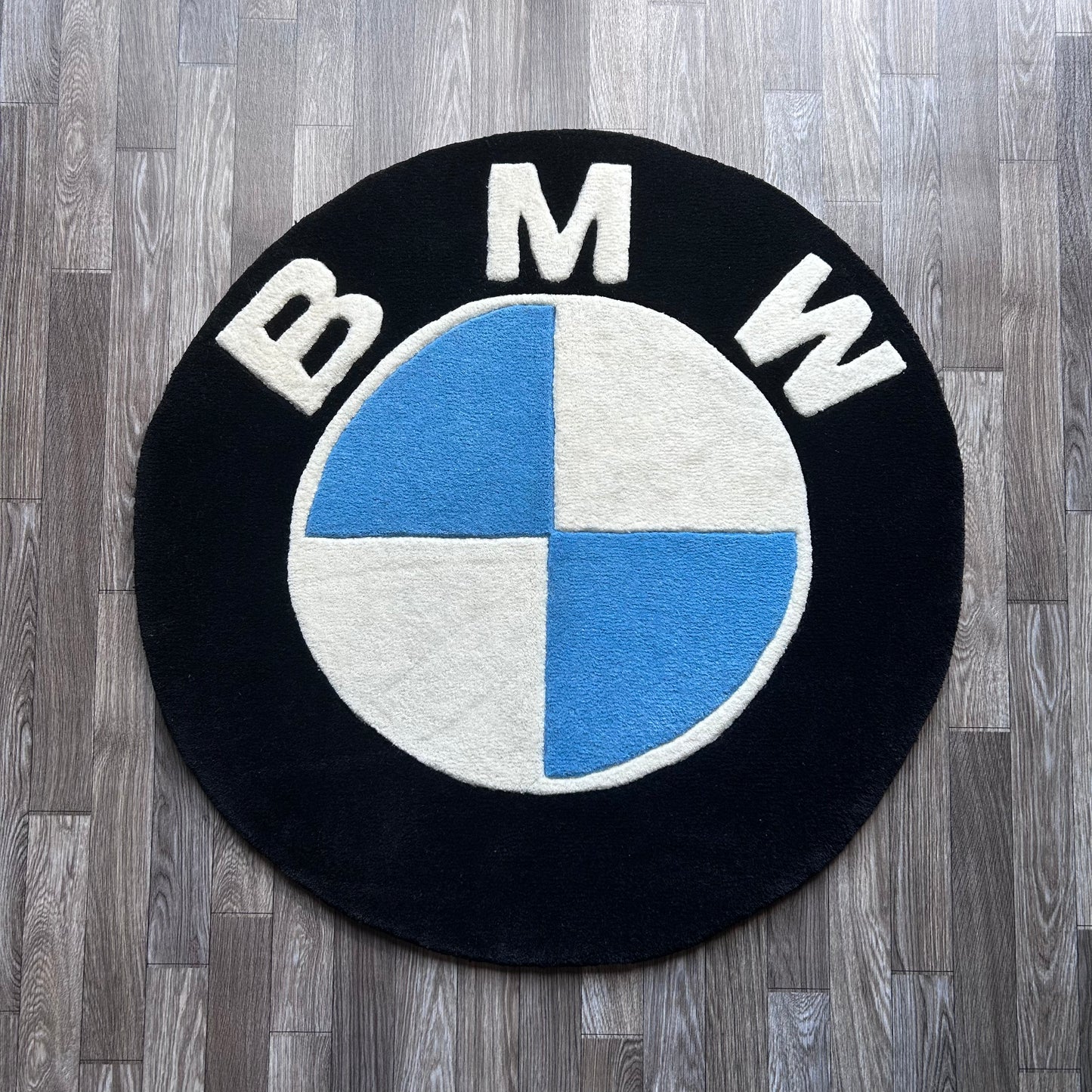 BMW Logo Tufted Rug (Ready to Ship)