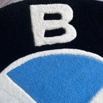 BMW Logo Tufted Rug (Ready to Ship)
