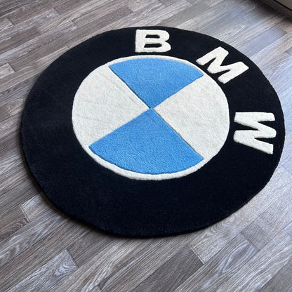 BMW Logo Tufted Rug (Ready to Ship)
