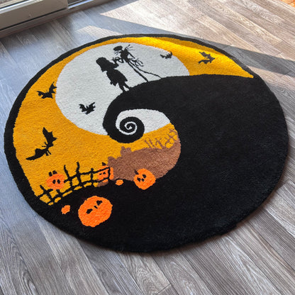 Nightmare Before Christmas Tufted Rug (Ready to Ship)