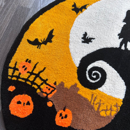 Nightmare Before Christmas Tufted Rug (Ready to Ship)