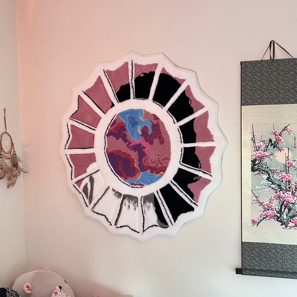 Tufted Hanging Rug Art