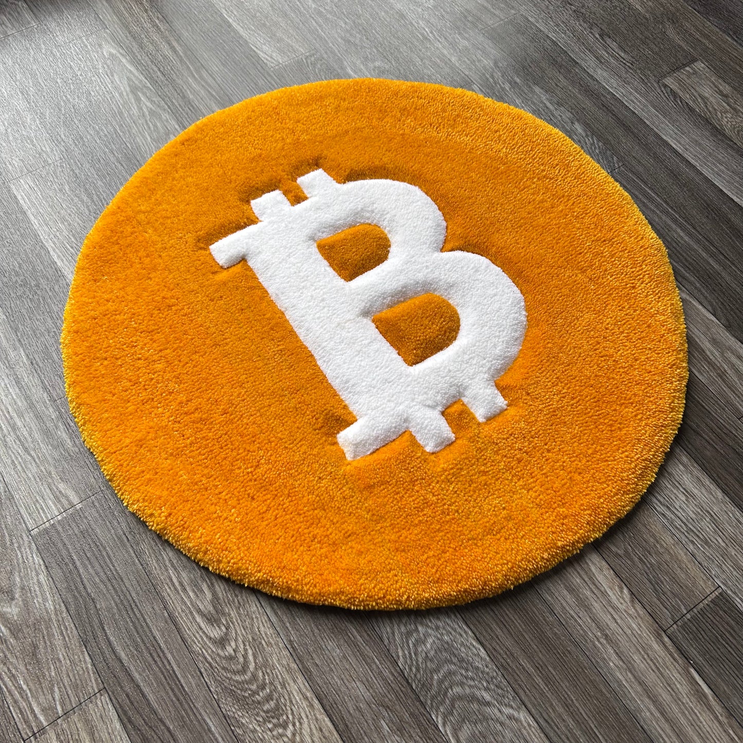 Bitcoin Tufted Rug (Ready to Ship)