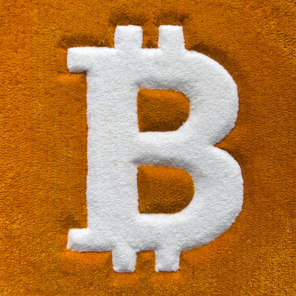 Bitcoin Tufted Rug (Ready to Ship)
