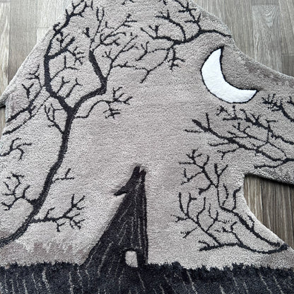 Tufted Wolf Rug (Made to Order)