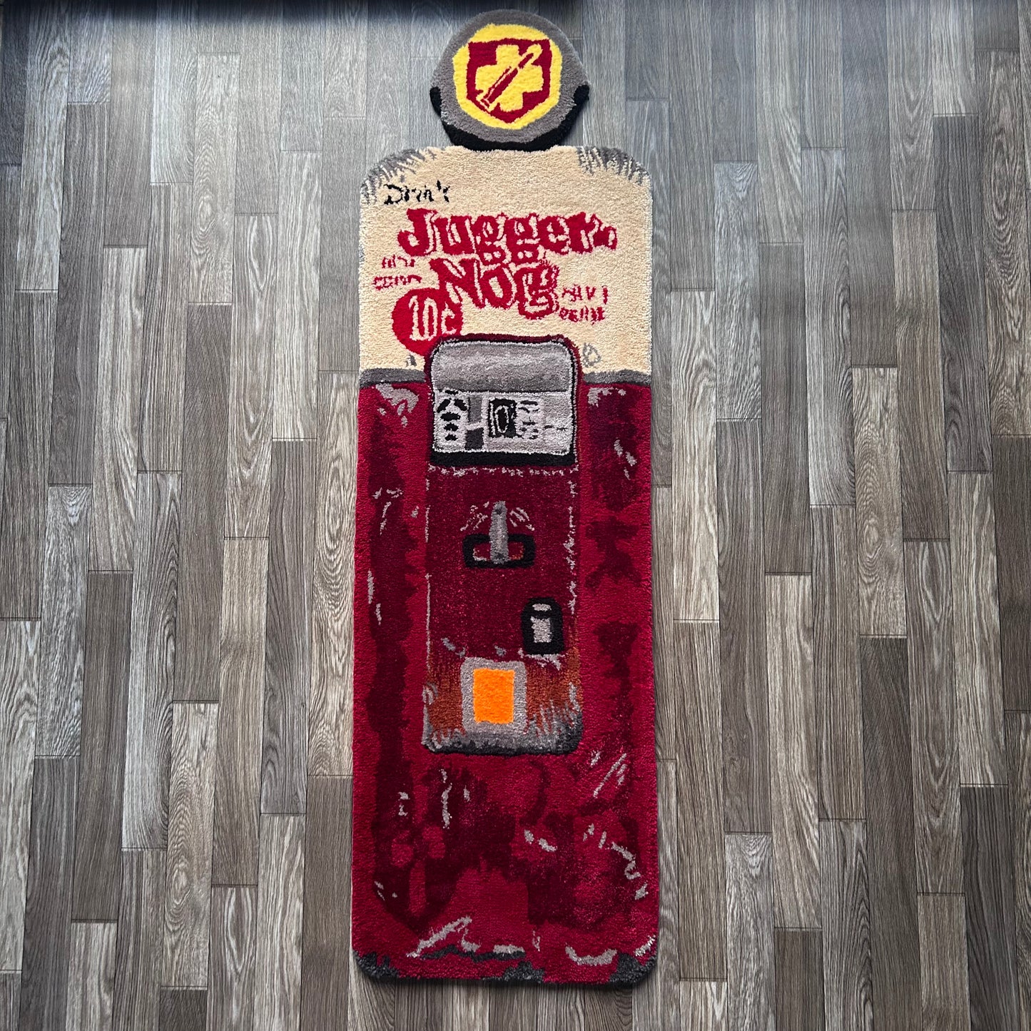 Tufted Juggernog Machine Rug (Ready to Ship)