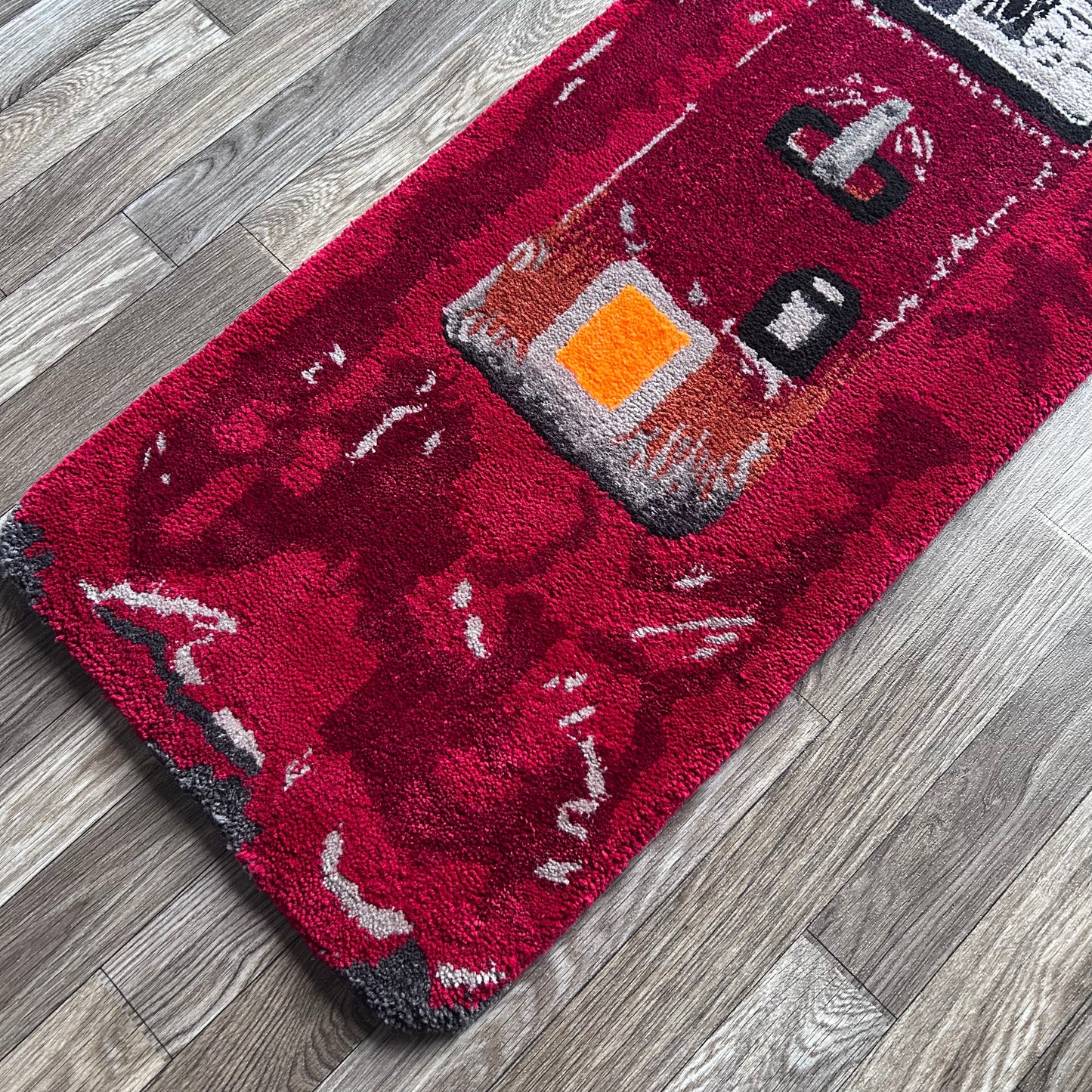 Tufted Juggernog Machine Rug (Ready to Ship)