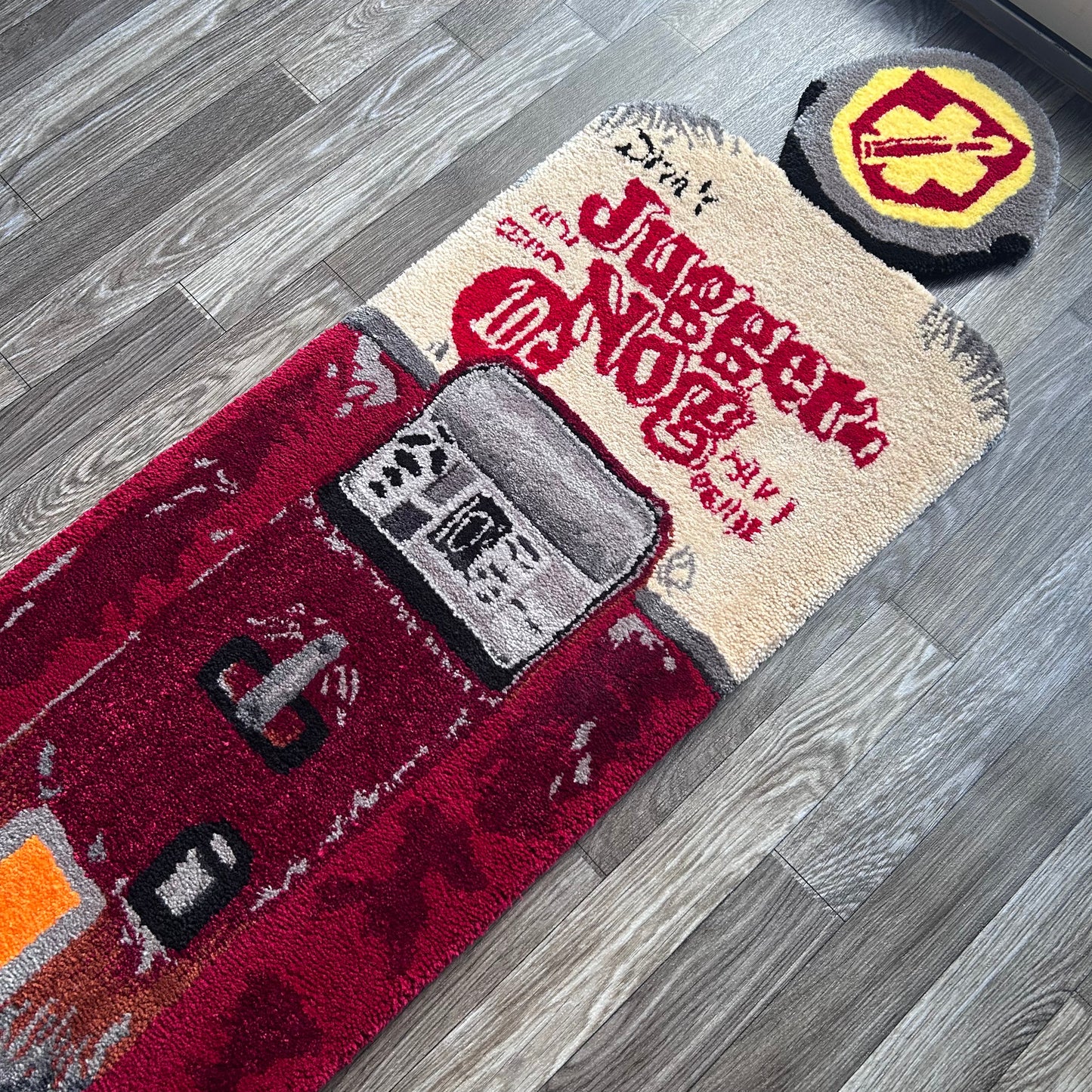 Tufted Juggernog Machine Rug (Ready to Ship)
