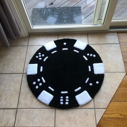 Poker Chip Tufted Rug (Made to Order)