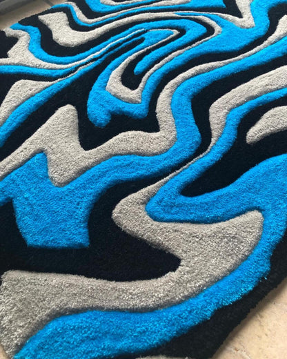 Abstract Tufted Rug (Made to Order)