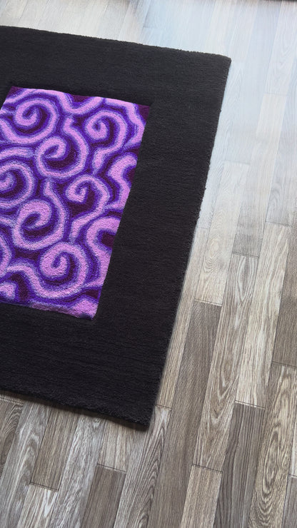 Nether Portal Tufted Rug (Ready to Ship)