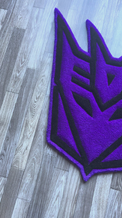 Decepticon Tufted Rug (Made to Order)