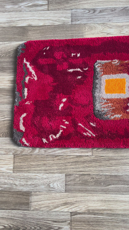 Tufted Juggernog Machine Rug (Ready to Ship)